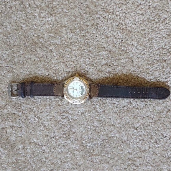 Timberland Other - Timberland Watch with brown leather band